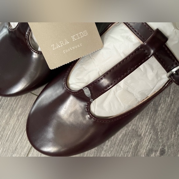 Zara Kids Burgundy Dress Shoes - Picture 1 of 4